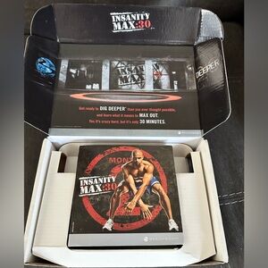 Insanity max 30 DVD set - all new/almost new DVDs